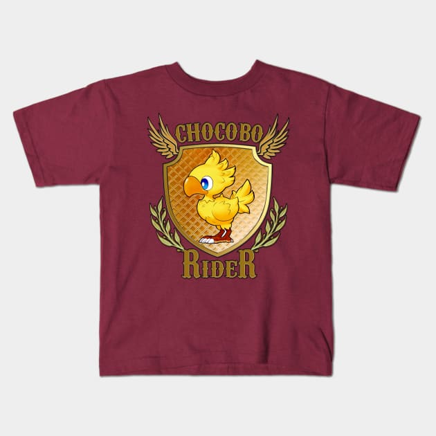 chocobo Kids T-Shirt by sevencrow